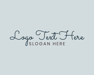 Elegant Cursive Business Logo