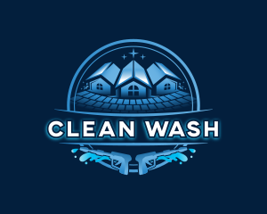 Pressure Wash Cleaning logo design