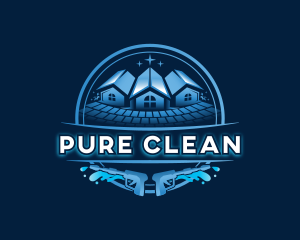 Pressure Wash Cleaning logo design