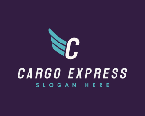 Cargo - Express Cargo Wings logo design