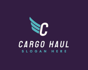 Express Cargo Wings logo design