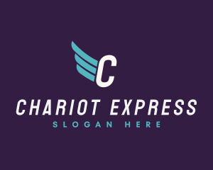 Express Cargo Wings logo design