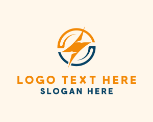 Logistic - Lightning Thunder Energy logo design