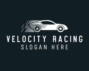 Fast Car Drag Racing logo design