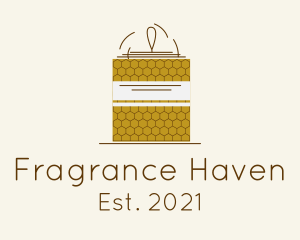 Honey Candle Pattern logo design