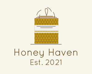 Honey Candle Pattern logo design