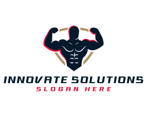 Gym - Strong Gym Muscle logo design