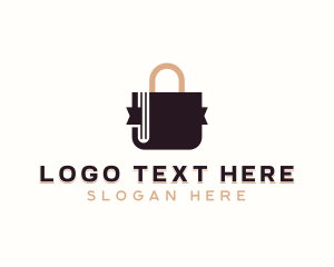 Shopping Bag - Shopping Bag Bookstore logo design