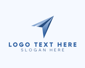 Forwarding - Plane Logistics Courier logo design