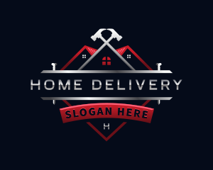 Roof Hammer Renovation logo design