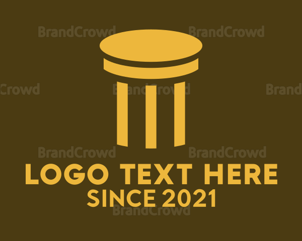 Gold Column Law Firm Logo