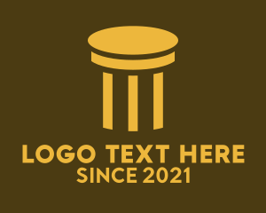 Law - Gold Column Law Firm logo design