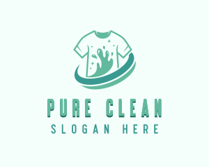 Detergent - Shirt Washing Laundromat logo design