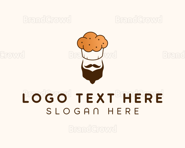 Bearded Muffin Baker Logo