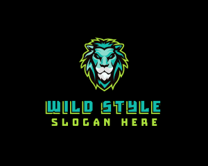 Wildlife Lion Esports logo design