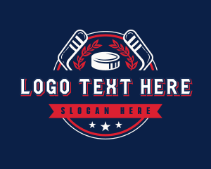 Badge - Hockey Sports Tournament logo design