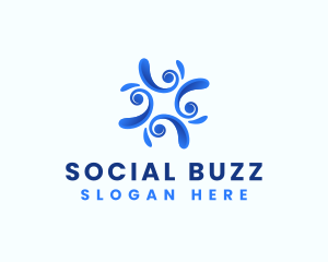 Social Community People logo design