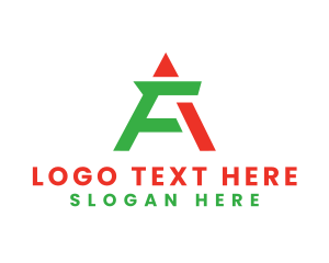Letter Fa - Modern Professional Corporation logo design
