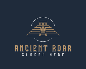 Ancient Spiritual Pyramid logo design