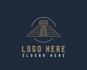 Ancient - Ancient Spiritual Pyramid logo design