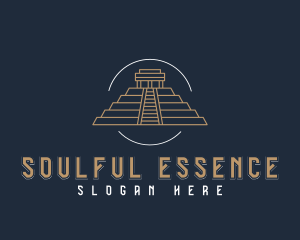 Ancient Spiritual Pyramid logo design