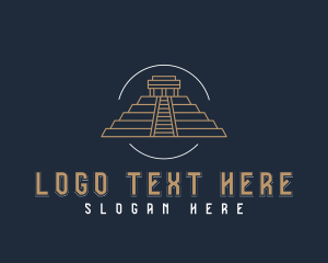 Ancient Spiritual Pyramid Logo