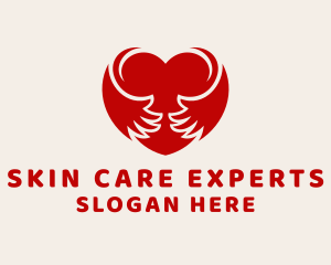 Red Heart Care logo design