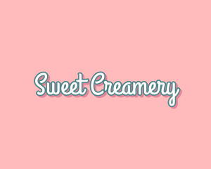 Feminine Pastel Sweets logo design