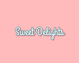 Feminine Pastel Sweets logo design