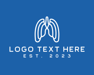 Emphysema - Breathing Respiratory Lungs logo design