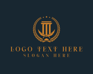 Toga Cap - Academic University School logo design