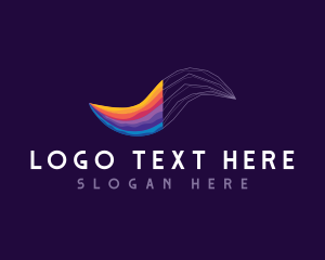Networking - Digital Software Tech logo design