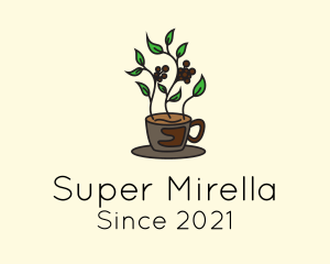Garden - Coffee Pot Plant logo design