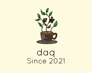 Barista - Coffee Pot Plant logo design