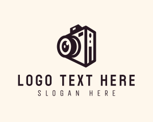 Vlog - Camera Photography Studio logo design