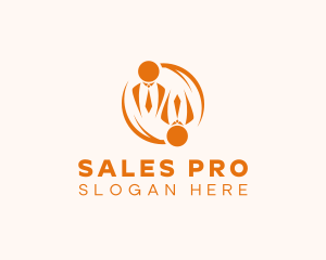 Salesman - Corporate Job Employee logo design