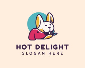 Dog Rabbit Pet  logo design