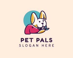 Dog Rabbit Pet  logo design