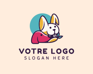 Rabbit - Dog Rabbit Pet logo design