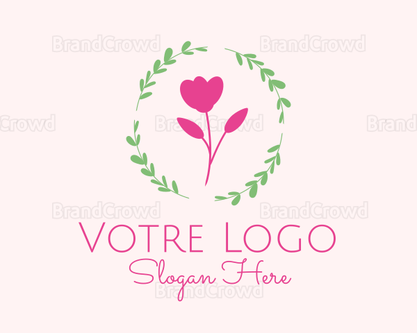 Elegant Rose Emblem Logo