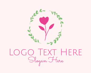 Floral - Elegant Rose Emblem logo design