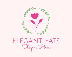 Elegant Rose Emblem logo design