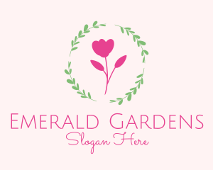 Elegant Rose Emblem logo design