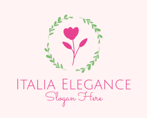 Elegant Rose Emblem logo design