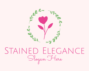 Elegant Rose Emblem logo design