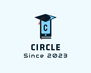 Book - E Book Online Education logo design