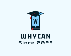 Graduate School - E Book Online Education logo design