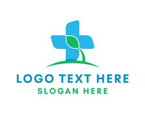 Leaf Cross Medical Clinic logo design
