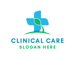 Clinical - Leaf Cross Medical Clinic logo design