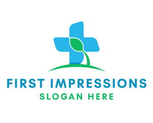 Leaf Cross Medical Clinic logo design